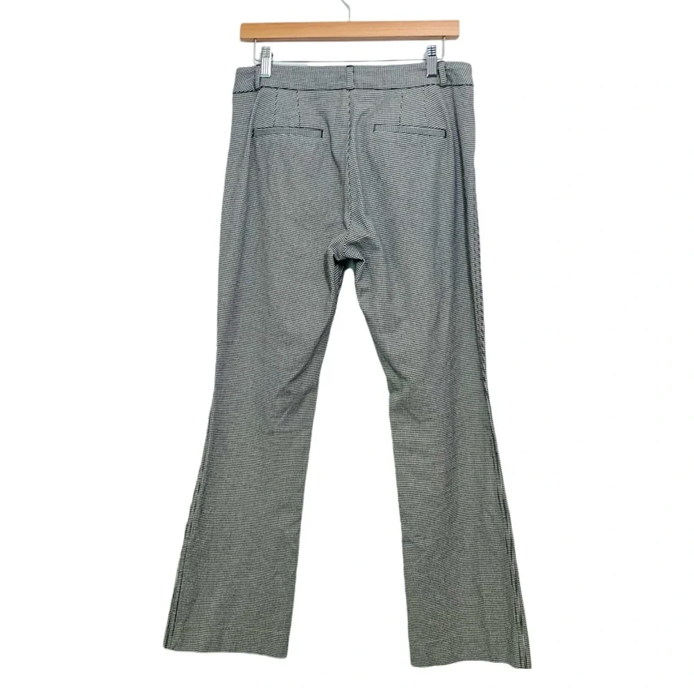 Banana Republic Women’s Houndstooth Sloan Pants Size 6 Black and White
